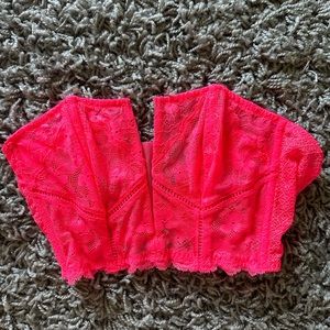 VS lace corset top